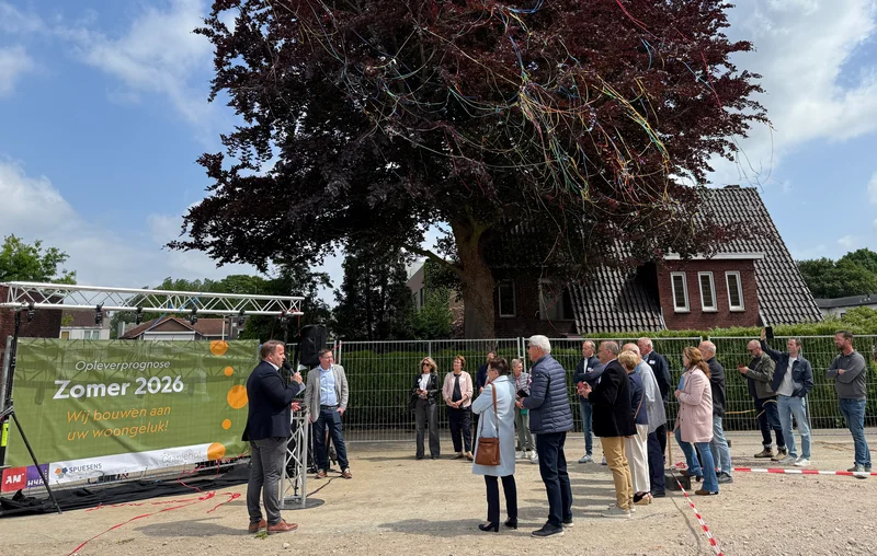 Bouw 18 appartementen Oranjehof Axel feestelijk van start